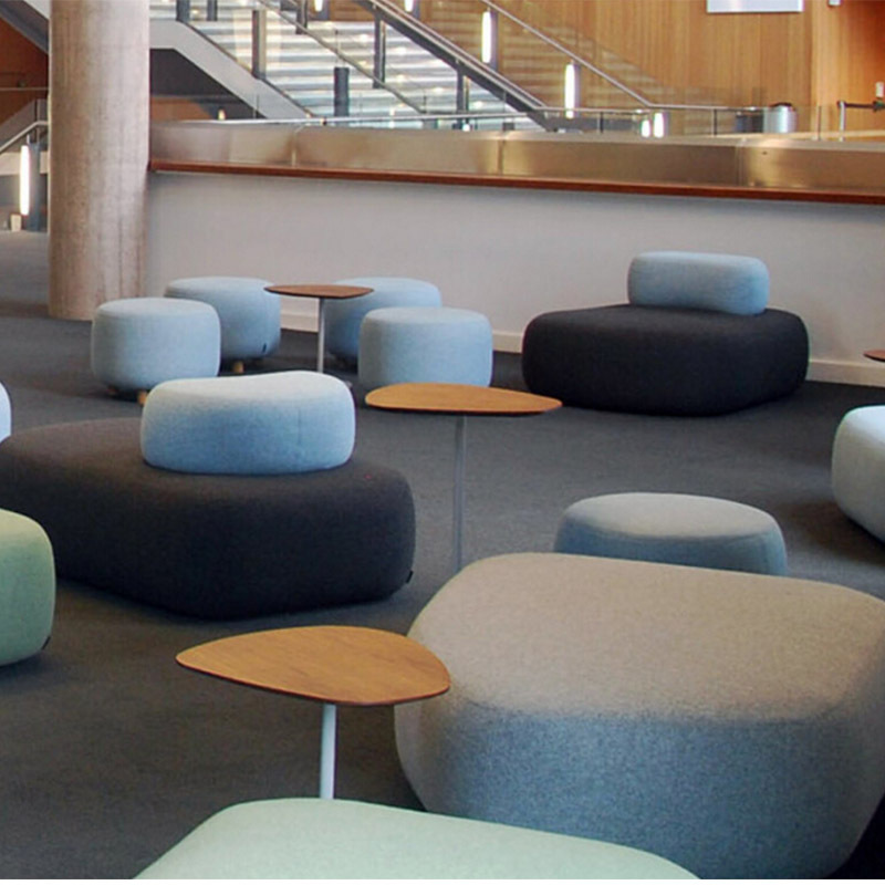 Modern Multi Color Modular Segmented Reception