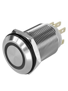 <span class=keywords><strong>สวิตช์</strong></span>ปุ่มกดโลหะ HBAN 19-30 มม. ซีรีส์กันน้ำระดับ IP65 พร้อมวงแหวนเรืองแสง แบบกดติดปล่อยดับ และแบบกดติดคงที่ พร้อมจอแสดงผล OLED - Product Image 2