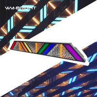 Lumières LED de scène rétro colorées P3, contrôlées par DMX512, matrice RGBA 200W pour éclairage de parc à thème, DJ, discothèque et concert