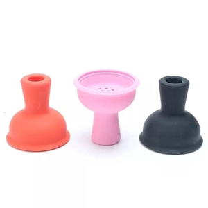 3 colores, olla Shisha barata, venta al por mayor, accesorios Shisha de silicona, cabeza de cachimba, accesorios para fumar, cuenco de cachimba - Product Image 5