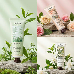 Ensemble de crèmes pour les mains botaniques OEM ODM 50g Rose Thé vert Anti-âge Éclaircissant Pour tous types de peaux - Product Image 5