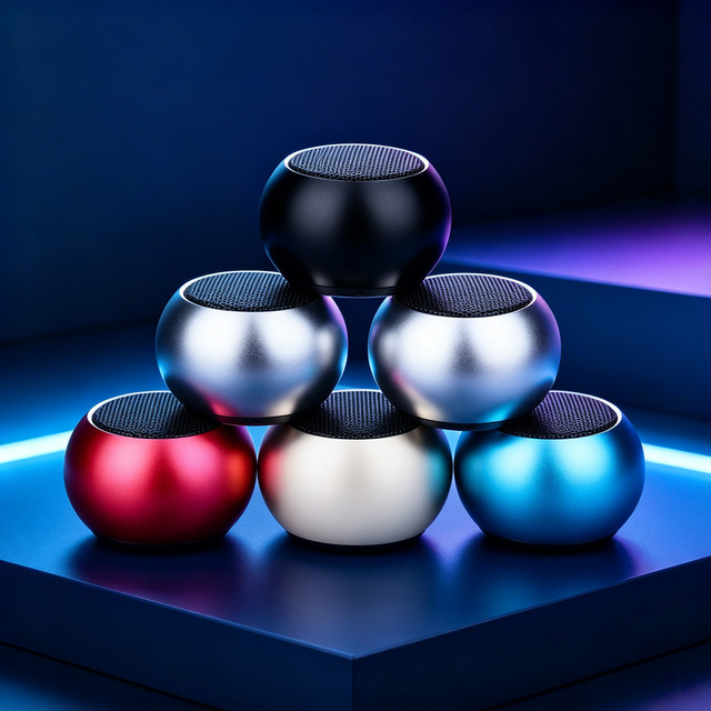 3D Mini Colorful Wireless Speakers Electroplating Stereo 6 Channel IPX4 Waterproof High Volume OutdoorM3