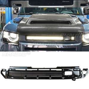 Accesorios Exteriores para Land Rover Defender 2020-2024, Parrilla Delantera con LED y Emblema LED, Kit de Carrocería - Product Image 1