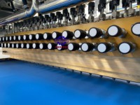 Automatische marshmallow-extruder productielijn met depositiemodule voor meerdere kleuren gevulde marshmallows
