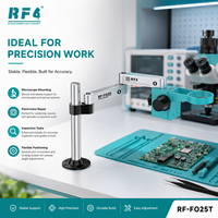 RF4 RF-FO25 & RF-FO25T Adjustable Microscope Boom Stand Universal Holder for Stereo Microscope Phone Repair PCB Inspection