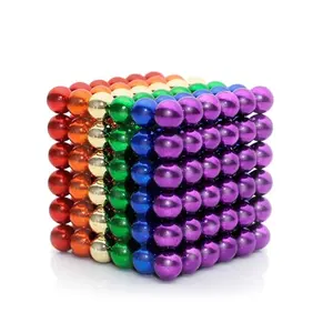 Hot sale 2024 High Quality Magnetic Balls Colorful Neodymium Custom Magnet balls Color NdFeb neodymium magnet 5mm cubes