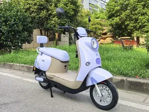 Scooter électrique pour adultes <span class=keywords><strong>MIYOU</strong></span>, style vintage, 800W, 48V, 60V, batterie 20AH, pour femmes, pour les trajets en ville, avec port USB et dossier - Product Image 1