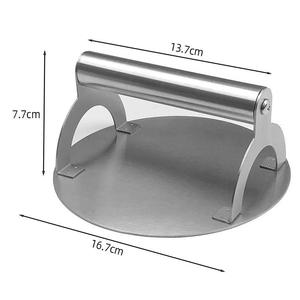 Taşınabilir paslanmaz çelik Hamburger presi ev mutfak aracı ızgara için <span class=keywords><strong>burger</strong></span> sığır kanatlı et presleme için - Product Image 2