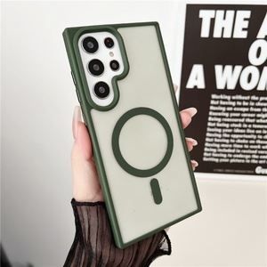 เคสโทรศัพท์แม่เหล็กแบบโปร่งแสงสุดหรูสำหรับ Samsung Galaxy S25 S24 Ultra S23 S22 S21  แบบด้าน/เงา/ฝ้า ป้องกันการกระแทก - Product Image 5