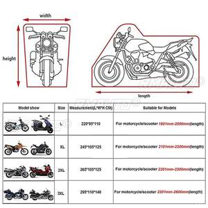 Funda Protectora para Motocicleta/Scooter, Tallas L/XL/2XL/3XL, Anti-UV, Impermeable, Antipolvo, Protección Interior y Exterior, Universal - Product Image 6