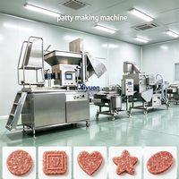 Machine de formage entièrement automatique de nuggets de poulet, taille et forme personnalisables, pour les usines de transformation de produits alimentaires à base de poulet