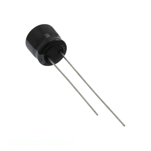 ตัวเก็บประจุ4V ผ่านรู USR0G331MDD1TD สารส้ม330 uF 20% ตัวเก็บประจุ4V รัศมี th 330 uF - Product Image 1