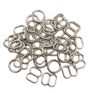 Sujetador de plástico de 10mm a la moda, correas de aleación con hebilla, anillo, gancho deslizante, Clip de lencería para sujetador, ropa interior, traje de baño, Metal recubierto de Bikini - Product Image 6