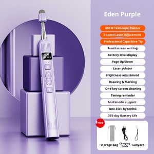 Puntero Láser Rojo Multifuncional Q301, Permite Pasar Páginas, Compatible con Multimedia, Retráctil, con Pantalla Digital - Product Image 6