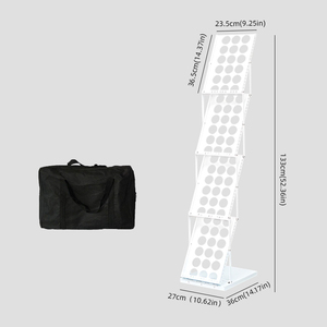 2026年批发落地式可折叠A4杂志展示架，用于放置书籍、宣传册、传单 - Product Image 2