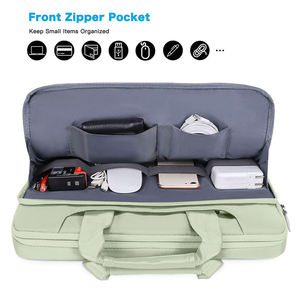 YOUK, bolsa ligera <span class=keywords><strong>para</strong></span> <span class=keywords><strong>ordenador</strong></span> portátil de gran capacidad, <span class=keywords><strong>funda</strong></span> acolchada <span class=keywords><strong>para</strong></span> <span class=keywords><strong>ordenador</strong></span> de 13 <span class=keywords><strong>14</strong></span> 15 <span class=keywords><strong>pulgadas</strong></span> con correa <span class=keywords><strong>para</strong></span> mujeres, hombres, viajes, trabajo, escuela - Product Image 3