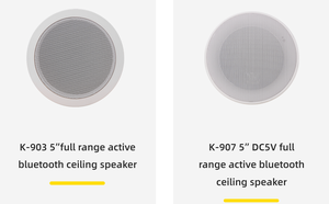 Портативная потолочная акустическая система K-903 BT для улицы, <span class=keywords><strong>5</strong></span> дюймов, 10 Вт, полнодиапазонная, из полипропилена, для компьютера - Product Image 5