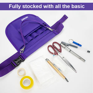 <span class=keywords><strong>Riñonera</strong></span> médica multicompartimiento para enfermera, cinturón organizador de enfermeras con soporte de estetoscopio y soporte de cinta - Product Image 5