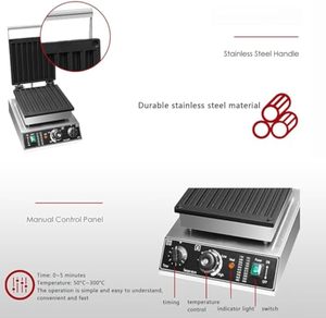 Gaufre beignet espagnole électrique double face chauffante Churro Dessert Snack Machine température Machine commerciale Churro Maker - Product Image 2