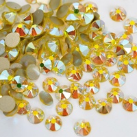 Petites pierres précieuses en verre à dos plat, 2088, Strass AB, cristal, Non correctif, pour l'art de la manucure et de la pédicure, vente en gros
