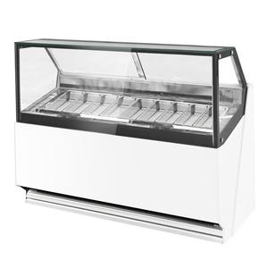 9 Casseroles Présentoir à Crème Glacée Italienne Réfrigérateur Gelato Ice Cream Réfrigérateur Congélateur Ice Cream Showcase - Product Image 3