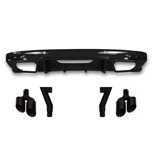 Protector de Parachoques Delantero, Difusor Separador de Plástico PP, Piezas de Carrocería, Tubo de Escape, Boca de Escape para BYD Tang <span class=keywords><strong>DM</strong></span> 2018-2020 - Product Image 1