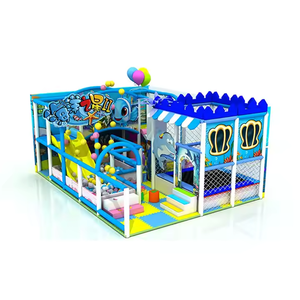 Cadre de jeu intérieur souple pour enfants Grandes diapositives Aire de jeux à thème Équipement en plastique LLDPE Matériel Vente Terrain de jeu pour centres commerciaux - Product Image 2