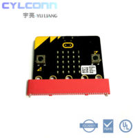 Conector BBC Micro Bit de 1.27mm, 40 Pines, Tipo B, Rojo, para Placa de Programación Externa Microbit