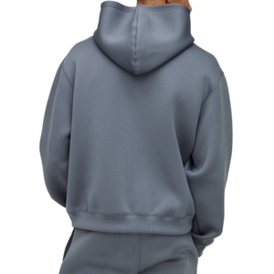 Proveedor de Sudaderas con Capucha Personalizadas, Sudaderas de Algodón con Hombros Caídos, Estampado Personalizado en Relieve, Sudaderas con Capucha para Hombre - Product Image 4