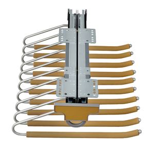 HNOSS Quincaillerie de garde-robe Porte-pantalon en métal à montage supérieur Organisateur de <span class=keywords><strong>placard</strong></span> simple brut Porte-pantalon caché - Product Image 5