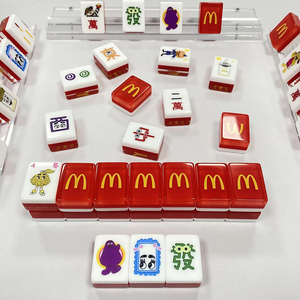 Fichas de Mahjong de Plástico Transparente de Lujo Personalizadas para Regalos de Fiesta - Product Image 4