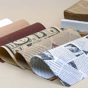 42*24CM Wholesale Customize Print Logo Disposable Food Safe Grade <b>Greaseproof</b> <b>Paper</b> Baking <b>Paper</b> Sheet 200pcs - Product Image 4