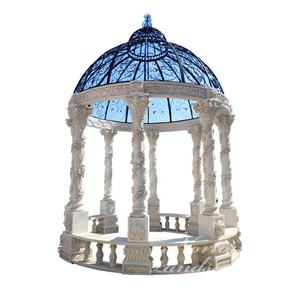 <span class=keywords><strong>Giardino</strong></span> esterno moderno prodotti in pietra grande intagliato a mano Gazebo in marmo <span class=keywords><strong>giardino</strong></span> pietra prezzo - Product Image 1
