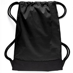 Sac de sport BSCI noir et blanc avec cordon de serrage, taille unique - Product Image 2