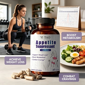 Cápsulas de Suplemento Dietético Quemagrasas OEM ODM, Supresor del Apetito, Apoyo para la Pérdida de Peso - Product Image 3
