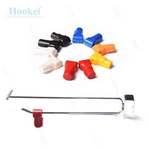 <span class=keywords><strong>2025</strong></span> cả cạnh tranh đen nhựa cửa hàng bán lẻ hiển thị móc chống quét trộm dừng khóa + detacher cho siêu thị - Product Image 2