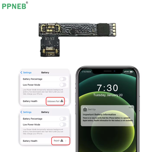 Étiquette de câble flexible de réparation de <span class=keywords><strong>batterie</strong></span> I2C sur câble <span class=keywords><strong>externe</strong></span> pour <span class=keywords><strong>iPhone</strong></span> 11 12 <span class=keywords><strong>13</strong></span> 14 15 <span class=keywords><strong>Pro</strong></span> <span class=keywords><strong>Max</strong></span> Battery Health 100% - Product Image 6
