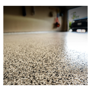 Hochfeste Epoxidharz-Bodenfarbe mit farbigen Granulatpartikeln für Lagerhallen und andere Bereiche – widerstandsfähig gegen häufiges Reiben und hoher Belastung - Product Image 5