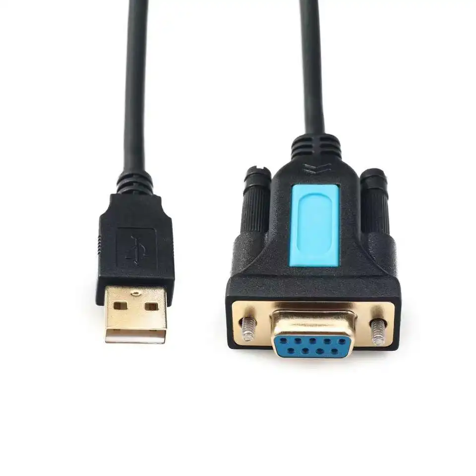 OEM manufacturer Db9 Male Or Female To Serial Pl 2303 Chip Rs232 Usb A Port Driver-free Mobile Phone Industrial Cable