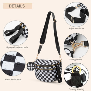 <span class=keywords><strong>Borsa</strong></span> a <span class=keywords><strong>Tracolla</strong></span> da Viaggio Personalizzata, <span class=keywords><strong>Marsupio</strong></span> a Scacchi in Nylon per <span class=keywords><strong>Donna</strong></span>, <span class=keywords><strong>Borsa</strong></span> a <span class=keywords><strong>Tracolla</strong></span> Messenger - Product Image 5