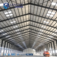 Hangar Prefabricado de Acero para Aviones, Estructura Metálica Personalizada de Gran Capacidad y Resistencia para Almacenamiento de Aeronaves Pesadas
