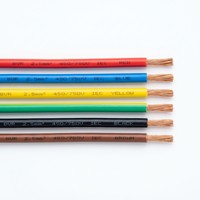 Fil électrique en cuivre massif monocœur de 16 mm - Isolation en PVC pour applications d'alimentation, de chauffage, industrielles et automobiles, câblage domestique
