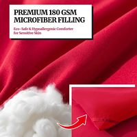 Alternative au duvet en microfibre, couette légère toute saison, taille King, réversible, lavable en machine