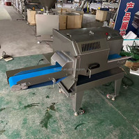 Machine à trancher la viande de tête de porc multifonctionnelle, coupe-légumes uniforme et efficace pour concombres, trancheuse de viande conservée 1-18mm