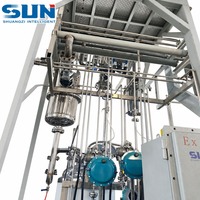 Tour de distillation en acier inoxydable pour la récupération d'alcool, l'extraction de produits naturels et la réutilisation efficace des solvants