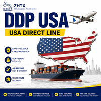 Transitaire porte-à-porte économique LCL FCL Agent d'expédition express de Chine vers les États-Unis, le Canada, le Mexique DDP Fret aérien