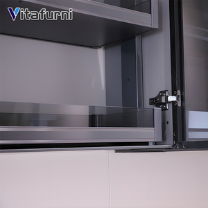 Vitafurni New Arrival Modern Aluminum Alloy Electric Kitchen Cabinet Smart Lifting System Lift <strong>Basket</strong> <strong>Storage</strong> Organizer <strong>Unit</strong> - Product Image 6