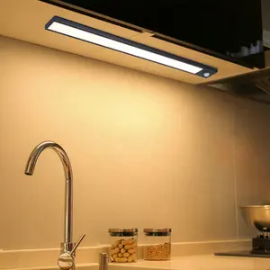 Nieuwste Verwijderbare Helderheid Aanpassen Onder 3W Bewegingssensor Led Kast Licht Led Plank Kast Display Verlichting Voor Keuken