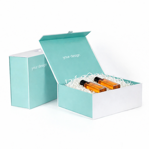 กล่องบรรจุภัณฑ์ความงามสุดหรู กล่องกระดาษแข็งพับได้แบบแม่เหล็ก สำหรับชุดผลิตภัณฑ์ดูแลผิวและชุดของขวัญพรีเมียม - Product Image 3