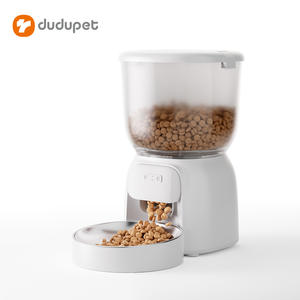 DuduPet Distributeur automatique de nourriture pour animaux de compagnie Blanc Bluetooth Intelligent Distributeur de nourriture pour chats et chiens DU-F07B 1,3 kg - Product Image 1
